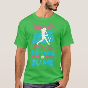 Camiseta Presente De Esporte Para As Meninas De Softball E 