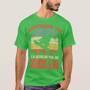 Camiseta Presente de Esqui Aquatic Estou Uma Garota Legal d