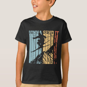 Camiseta Presente De Esqui Vai Enviar Presentes De Esportes