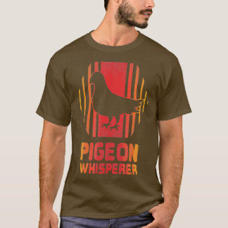 Camiseta Presente de estilo do Pigeon Whisperer Retro Vinta