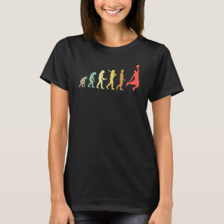 Camiseta Presente De Evolução De Basquete Retroativo Para A