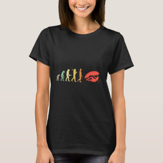 Camiseta Presente de Evolução de Escalada Retro para Escala