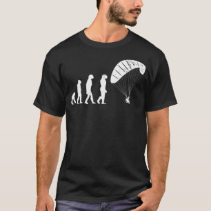 Camiseta    Presente de Evolução de ParapenteParamotors