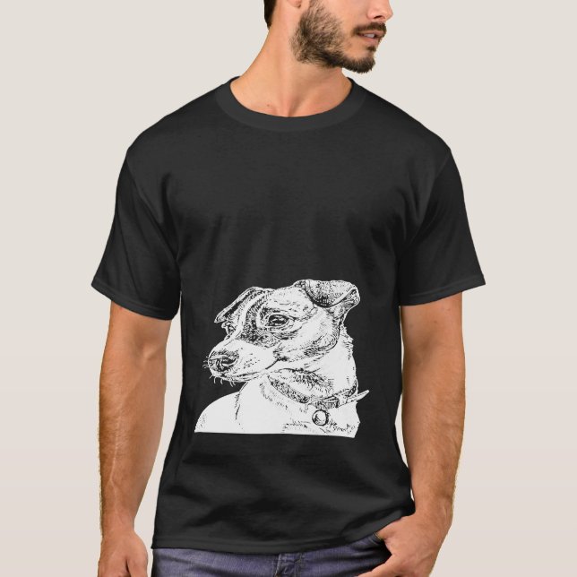 Camiseta presente de excelente para o Natal Jack Russell Te (Frente)