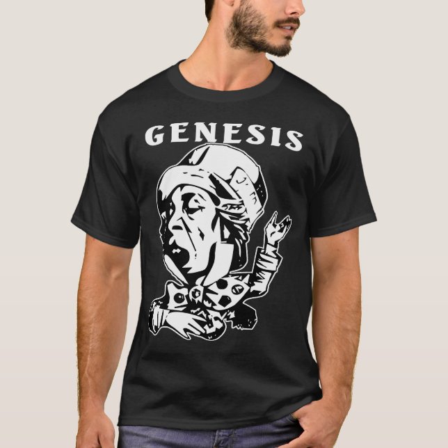 Camiseta Presente de Fansart Ideia Banda Genesis (Frente)