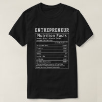 Presente de Fatos Nutricionais de Empreendedor Eng