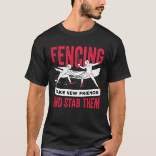 Camiseta Presente de Fencer Fenciador Engraçado