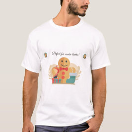 Camiseta Presente de Feriado Bonito para Amantes de Biscoit