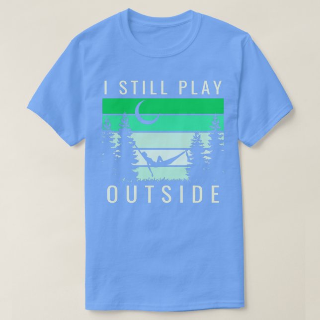Camiseta Presente de Férias de Cotação de Camping (Frente do Design)