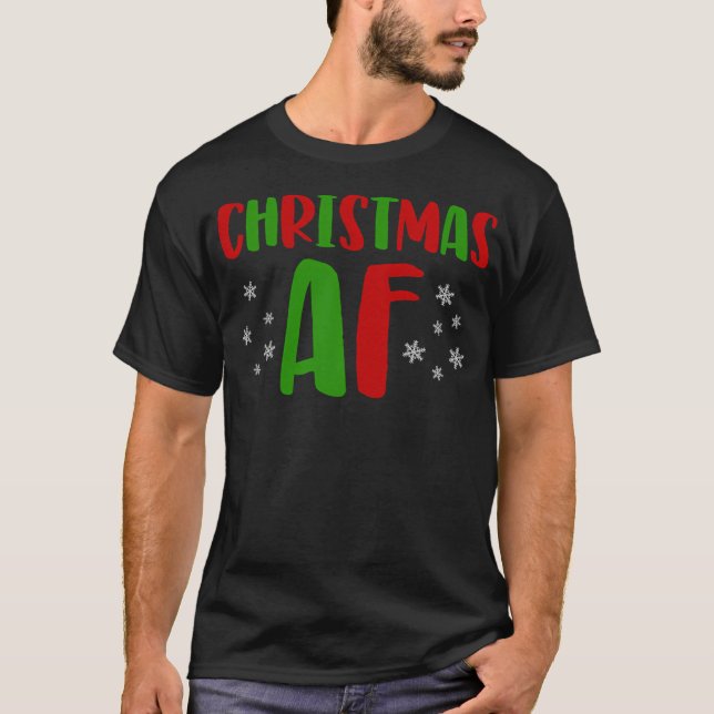 Camiseta Presente de Férias de Natal Af (Frente)