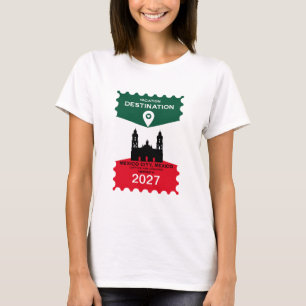 Camiseta Presente de Férias do México de Destino