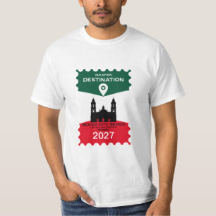 Camiseta Presente de Férias do México de Destino