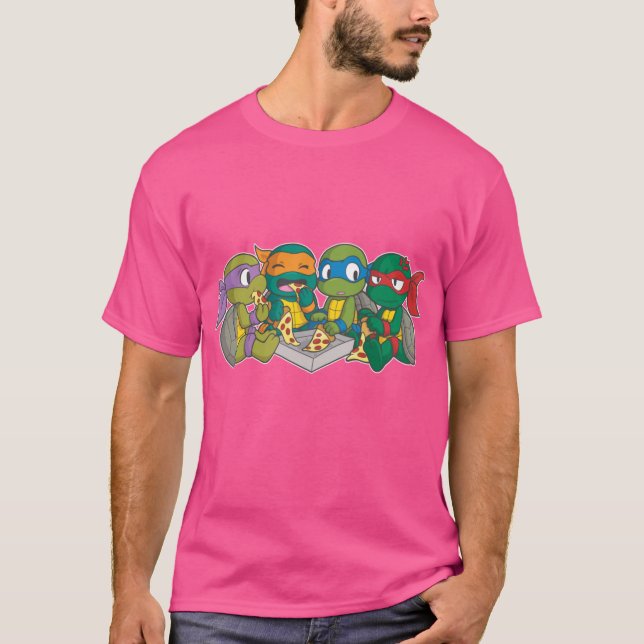 Camiseta Presente de Festa de Pizza (Frente)