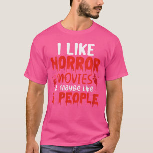Camiseta Presente de filme de terror feminino Ideia de film