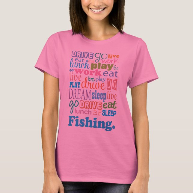 Camiseta Presente de Fisher para o t-shirt da mulher (Frente)