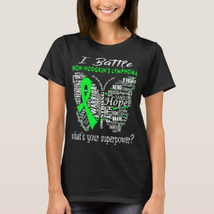 Camiseta Presente de Fita de Linfoma Não Hodgkin Mês de C