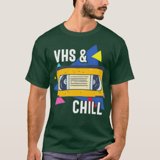 Camiseta Presente de fita VHS e Retrô Engraçado com Engraça
