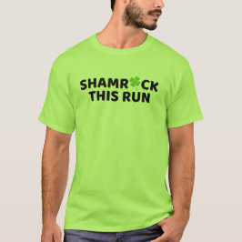 Camiseta Presente de Fitness de Trevo Festivo, Maratonista 