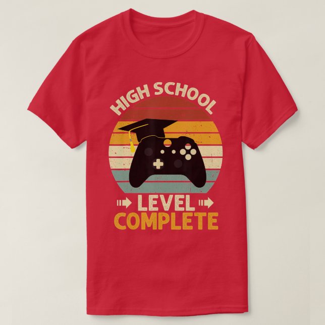 Camiseta Presente de Formando de Segundo grau de Graduação  (Frente do Design)