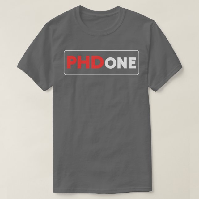 Camiseta Presente de Formando Postado concluído (Frente do Design)
