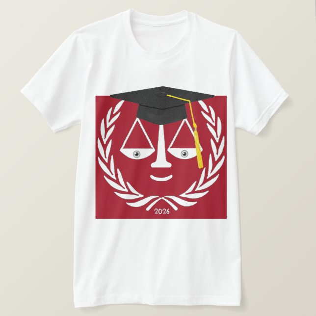 Camiseta Presente de Formatura na Faculdade de Direito (Frente do Design)
