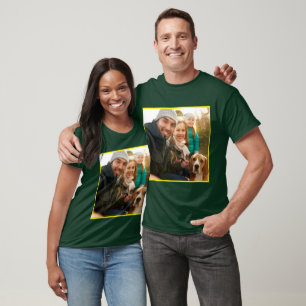 Camiseta Presente de Foto Foto de Família Personalizada M