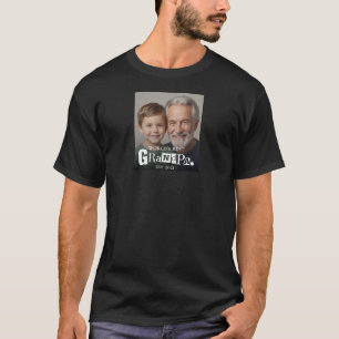 Camiseta Presente de Foto O Melhor Avô do Mundo Ano de Fund