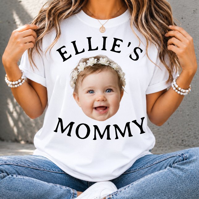 Camiseta Presente de foto personalizada com rosto de bebê M (Criador carregado)