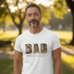 Camiseta Presente de Foto Personalizado para o Papai "Papai