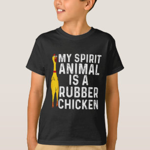 Camiseta Presente de Frango de Borracha Engraçado para Home