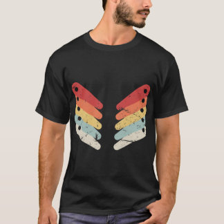 Camiseta Presente de garota com abas de pinball angustiado 