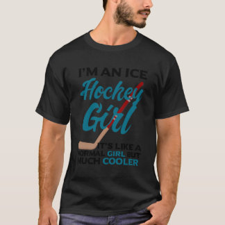 Camiseta Presente De Garota De Hóquei - Sou Uma Garota De H