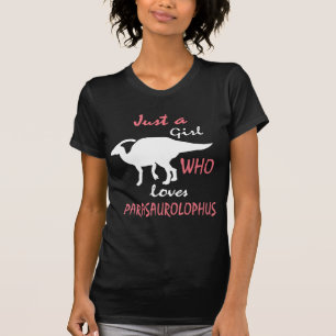 Camiseta Presente de Garota Parasaurolofus