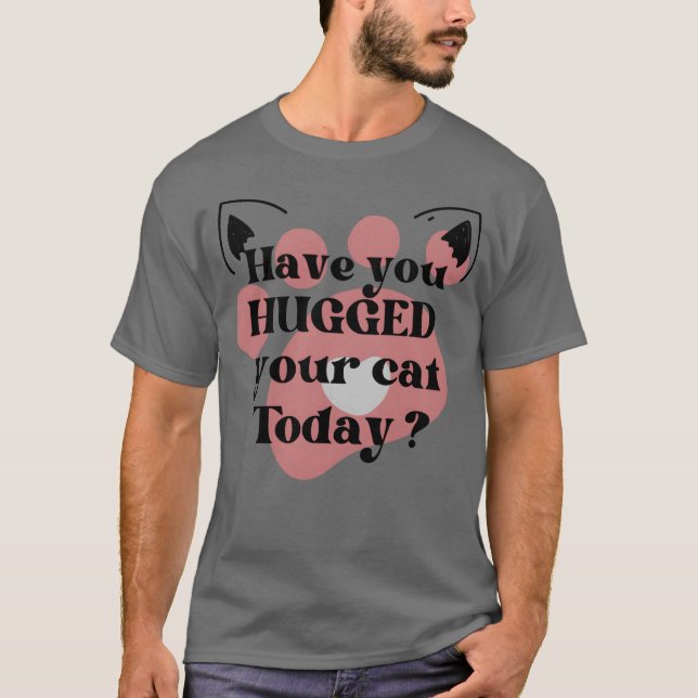 Camiseta presente de gatinho amoroso (Frente)