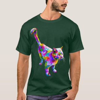 Camiseta Presente de Gato Bonito para amantes de gatinhos G