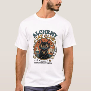Camiseta Presente de Gato de Alquimia Amante de Gatos - Clu