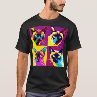Camiseta Presente de Gato de Gato de Gato Burmanês