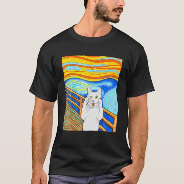 Camiseta Presente De Gato Engraçado Para Gatos (Frente)