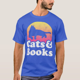 Camiseta Presente de gatos e livros