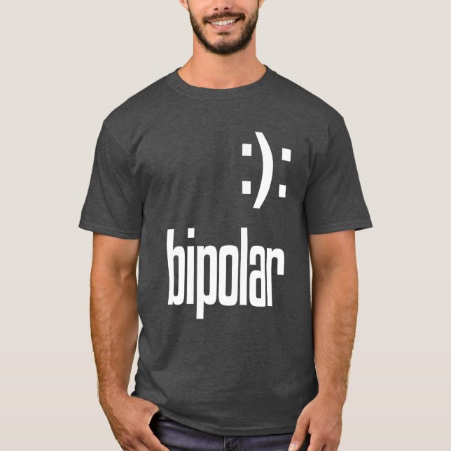 Camiseta Presente de Geek Bipolar (Frente)