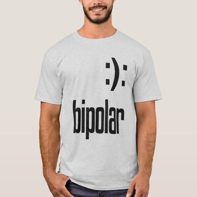 Camiseta Presente de Geek Bipolar (Frente)