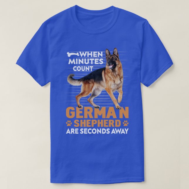 Camiseta Presente de german shepherd engraçado (Frente do Design)