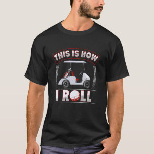 Camiseta Presente de Golfe Divertido para Golfista Aposenta