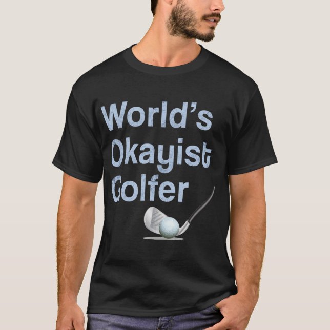 Camiseta Presente de golfe engraçado para homens e mulheres (Frente)