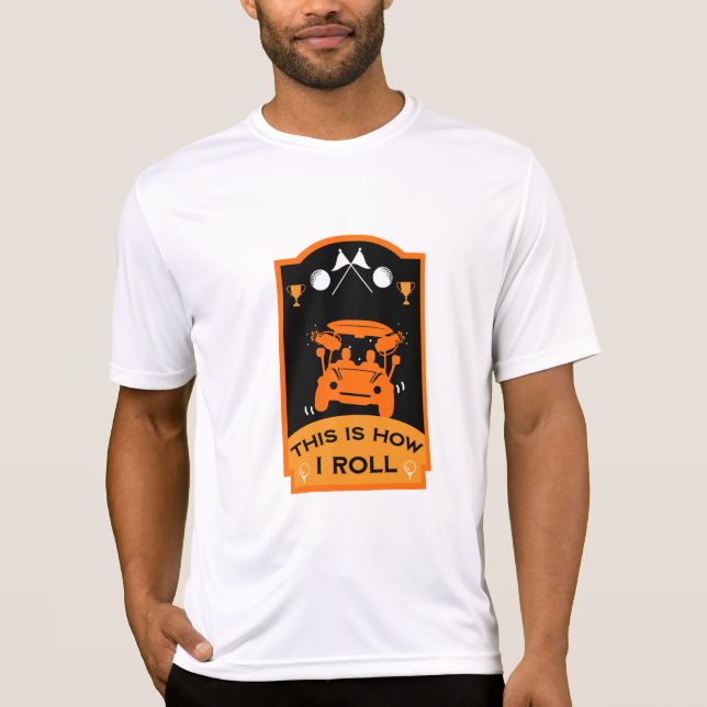 Camiseta Presente De Golfe Engraçado Para Iniciantes (Frente)