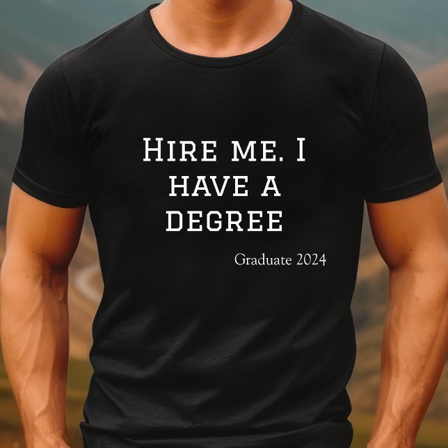 Camiseta Presente de graduação de Namorado simples (Criador carregado)