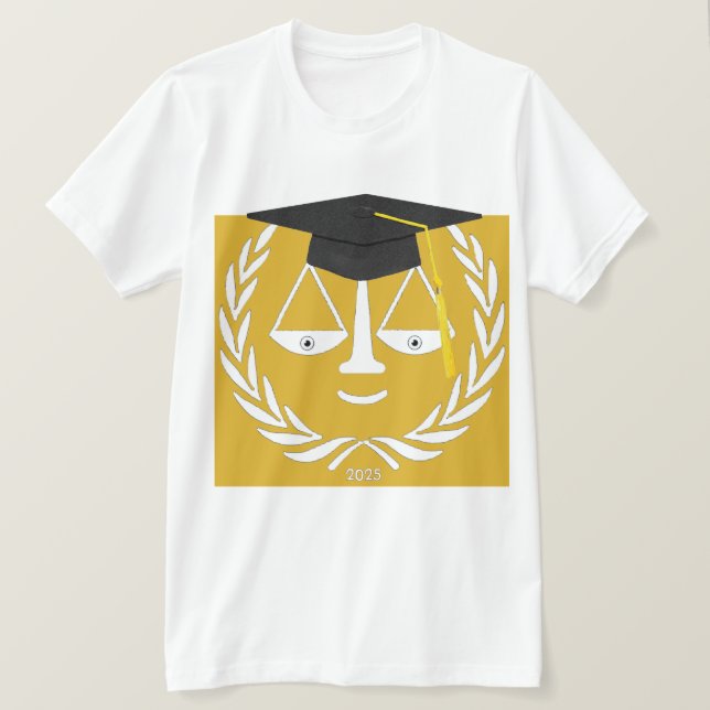 Camiseta Presente de graduação na Faculdade de Direito (Frente do Design)