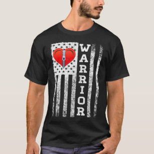 Camiseta Presente De Guerreiro De Cirurgia Cardíaca Aberta 