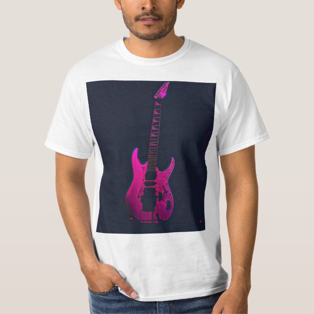 Camiseta Presente de guitarrista acústico (Frente)