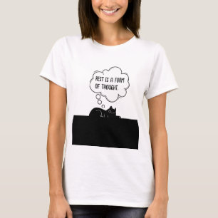 Camiseta Presente de Humor com Citação Motivacional Minimal